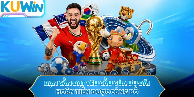Bạn cần đạt yêu cầu của ưu đãi hoàn tiền được công bố